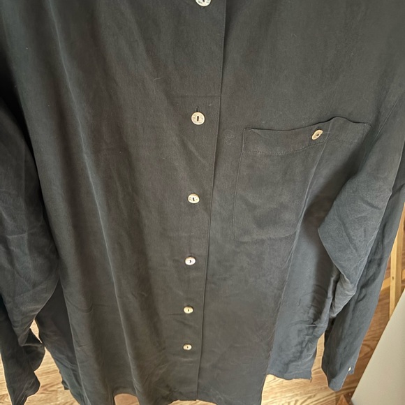 Rafaella Silk button down blouse - Picture 6 of 11